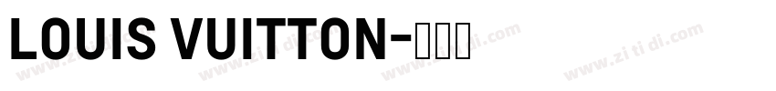 LOUIS VUITTON字体转换